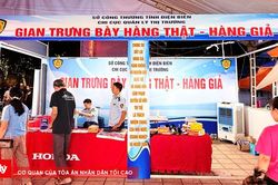 Hội chợ OCOP tỉnh Đi&ecirc;n Bi&ecirc;n: N&acirc;ng cao nhận thức về h&agrave;ng thật, h&agrave;ng giả