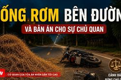 Đống rơm bên đường và bản án cho sự chủ quan