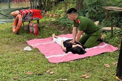 Tăng cường tuyên truyền phòng chống đuối nước ven sông Hồng