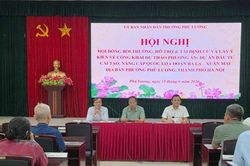 Phường Phú Lương đồng thuận cao với dự án cải tạo, nâng cấp quốc lộ 6