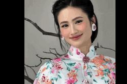 Ý Nhi gây chú ý với áo dài đặc biệt khi về Việt Nam