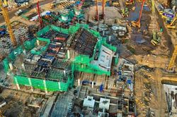 Bên trong đại công trường sân vận động lớn nhất Việt Nam