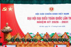 Khai mạc phiên thứ nhất Đại hội đại biểu toàn quốc Hội Cựu chiến binh Việt Nam