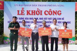 Đà Nẵng: Khởi công nhà ở cho con nạn nhân chất độc da cam