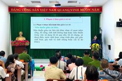 Phường c&oacute; tỷ lệ h&ograve;a giải th&agrave;nh c&ocirc;ng 100% vụ việc