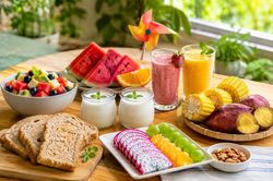 Bữa ăn mùa hè cho trẻ: Ngon miệng, đủ chất trong mùa nắng nóng