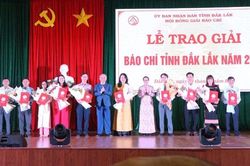 61 tác phẩm báo chí xuất sắc đoạt Giải Báo chí tỉnh Đắk Lắk lần thứ VI năm 2025
