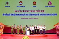 Nh&acirc;n rộng to&agrave;n quốc m&ocirc; h&igrave;nh t&aacute;i h&ograve;a nhập cộng đồng hiệu quả của Ninh B&igrave;nh