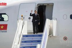 [Video] Thủ tướng Lê Minh Hưng đến Kazan dự Hội nghị Cấp cao ASEAN - Nga