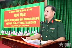 27 thí sinh Cục Hậu cần - Kỹ thuật Quân khu 7 tham dự Hội thi Bí thư chi bộ giỏi năm 2026