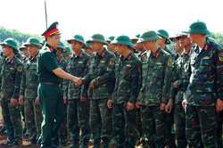 Qu&acirc;n đo&agrave;n 34: Y&ecirc;u cầu thi c&ocirc;ng chặt chẽ, bảo đảm an to&agrave;n v&agrave; tiến độ x&acirc;y dựng trường phổ th&ocirc;ng d&acirc;n tộc nội tr&uacute; bi&ecirc;n giới