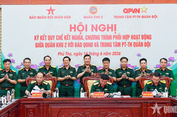 Quân khu 2 và Báo Quân đội nhân dân, Trung tâm Phát thanh - Truyền hình Quân đội tăng cường phối hợp, tuyên truyền hiệu quả các hoạt động