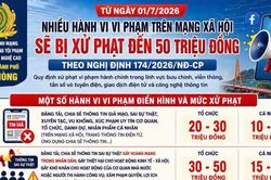 Hải Phòng: Cảnh báo các hành vi vi phạm trên mạng xã hội sẽ bị xử phạt nghiêm từ ngày 1/7/2026