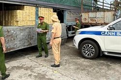 Phát hiện xe chở 400 thùng bia không rõ nguồn gốc