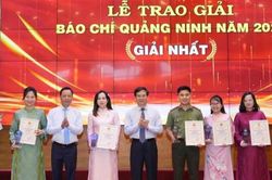 Lễ trao Giải Báo chí tỉnh Quảng Ninh năm 2025