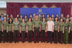 Đại hội Đại biểu Phụ nữ to&agrave;n quốc lần thứ XIV: Phụ nữ C&ocirc;ng an nh&acirc;n d&acirc;n cam kết đ&oacute;ng g&oacute;p tr&iacute; tuệ v&agrave;o th&agrave;nh c&ocirc;ng của Đại hội