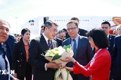 Thủ tướng bắt đầu chuyến tham dự Hội nghị Kỷ niệm 35 năm quan hệ ASEAN-Nga
