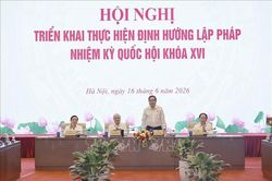 Chủ tịch Quốc hội Trần Thanh Mẫn chủ trì Hội nghị triển khai Định hướng lập pháp nhiệm kỳ khóa XVI