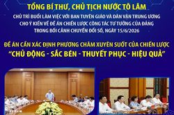 Tổng Bí thư, Chủ tịch nước Tô Lâm làm việc với Ban Tuyên giáo và Dân vận Trung ương