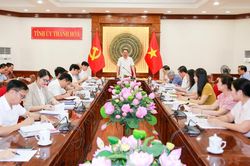 Cho &yacute; kiến về c&ocirc;ng t&aacute;c chuẩn bị Đại hội Hội Nh&agrave; b&aacute;o tỉnh Thanh H&oacute;a lần thứ VII, nhiệm kỳ 2026-2031
