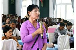 Cử tri An Biên phản ánh tình trạng ô nhiễm môi trường ảnh hưởng nuôi tôm và đời sống người dân