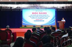Bồi dưỡng nghiệp vụ c&ocirc;ng t&aacute;c tổ chức thi h&agrave;nh ph&aacute;p luật về xử l&yacute; vi phạm h&agrave;nh ch&iacute;nh
