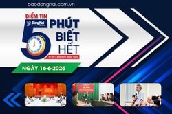 Điểm tin '5 ph&uacute;t biết hết' s&aacute;ng 16-6: Nhơn Trạch phải hướng tới l&agrave; cực tăng trưởng to&agrave;n diện