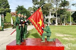 Lễ tuyên thệ cho 160 chiến sĩ mới