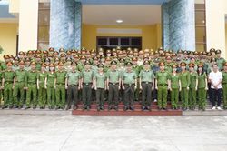 Gần 90 cán bộ, chiến sĩ tham gia Hội thao quân sự, võ thuật và thể thao Công an nhân dân