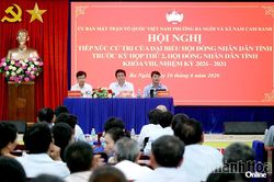 Đại biểu HĐND tỉnh Khánh Hòa tiếp xúc cử tri phường Ba Ngòi, xã Nam Cam Ranh