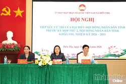 Đại biểu HĐND tỉnh Khánh Hòa tiếp xúc cử tri xã Diên Thọ