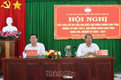 Đại biểu HĐND tỉnh Khánh Hòa tiếp xúc cử tri xã Vĩnh Hải