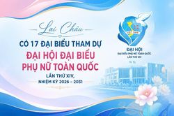 Lai Ch&acirc;u c&oacute; 17 đại biểu tham dự Đại hội đại biểu Phụ nữ to&agrave;n quốc lần thứ XIV, nhiệm kỳ 2026&ndash;2031