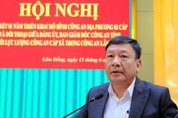 C&ocirc;ng an tỉnh L&acirc;m Đồng sơ kết 1 năm triển khai m&ocirc; h&igrave;nh C&ocirc;ng an địa phương 2 cấp