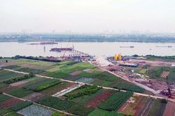 Cầu Ngọc Hồi nối H&agrave; Nội - Hưng Y&ecirc;n: Tiến độ thi c&ocirc;ng dự &aacute;n 11.800 tỷ đồng