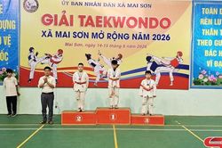 Giải Taekwondo xã Mai Sơn mở rộng năm 2026