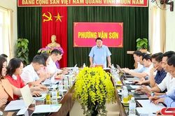 Đoàn Giám sát số 02 của Ban Thường vụ Tỉnh ủy giám sát tại phường Vân Sơn và xã Đoàn Kết