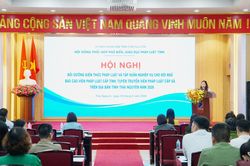 Bồi dưỡng kiến thức ph&aacute;p luật cho hơn 3.000 b&aacute;o c&aacute;o vi&ecirc;n, tuy&ecirc;n truyền vi&ecirc;n