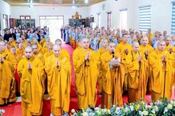 Thanh Hóa: Lễ khai pháp khóa An cư kiết hạ Phật lịch 2570 tại hạ trường chùa Linh Cảnh, Đại Bi