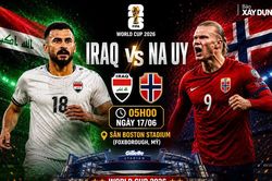 Nhận định, dự đoán tỷ số Iraq vs Na Uy (05h00 ngày 17/6), bảng I World Cup 2026