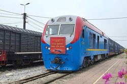 Ga Yên Viên đón tàu container chuyên tuyến đầu tiên từ Tô Châu