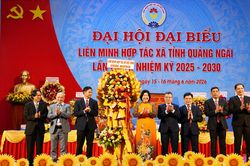 Đại hội Li&ecirc;n minh HTX tỉnh Quảng Ng&atilde;i lần thứ I: Li&ecirc;n kết chuỗi đưa kinh tế tập thể bứt ph&aacute;
