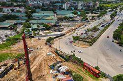 C&ocirc;ng trường n&uacute;t giao Phạm Tu &ndash; đường 70 tăng tốc thi c&ocirc;ng