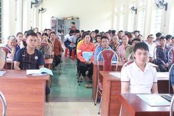 Tuyên truyền, phổ biến giáo dục pháp luật cho 150 đại biểu tại xã Thanh Long
