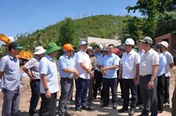 Bí thư Tỉnh ủy Đắk Lắk kiểm tra tiến độ các dự án khắc phục hậu quả bão lũ