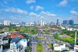 Tấp nập thi công 4 tuyến đường huyết mạch tại Thủ Thiêm