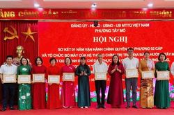 Phường T&acirc;y Mỗ n&acirc;ng cao hiệu quả m&ocirc; h&igrave;nh ch&iacute;nh quyền địa phương hai cấp