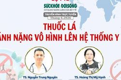 Truyền hình trực tuyến: 'Thuốc lá - Gánh nặng vô hình lên hệ thống y tế'.