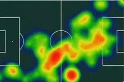 Bản đồ nhiệt của Messi gây choáng
