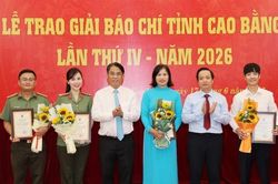 45 tác phẩm được trao giải báo chí tỉnh Cao Bằng năm 2026
